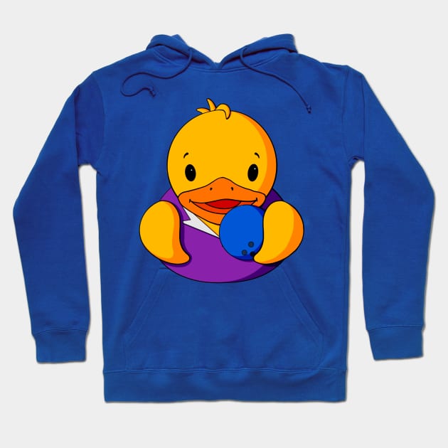 Bowler Rubber Duck Hoodie by Alisha Ober Designs
